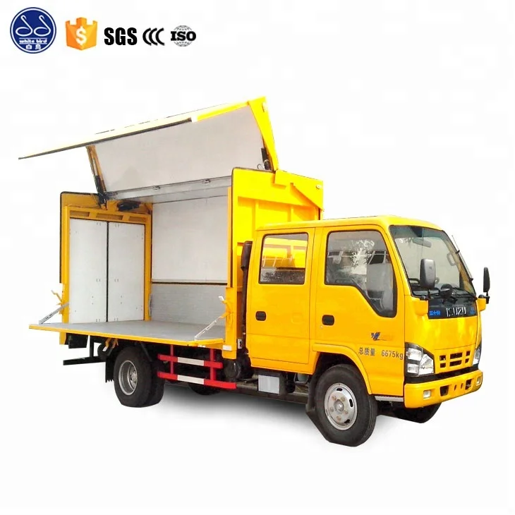 Light Weight Wing-open Box Cargo Truck 