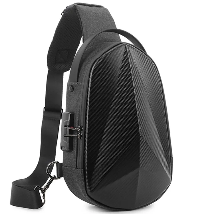 Petit sac à dos antivol USB en Fiber de carbone sac à dos mode