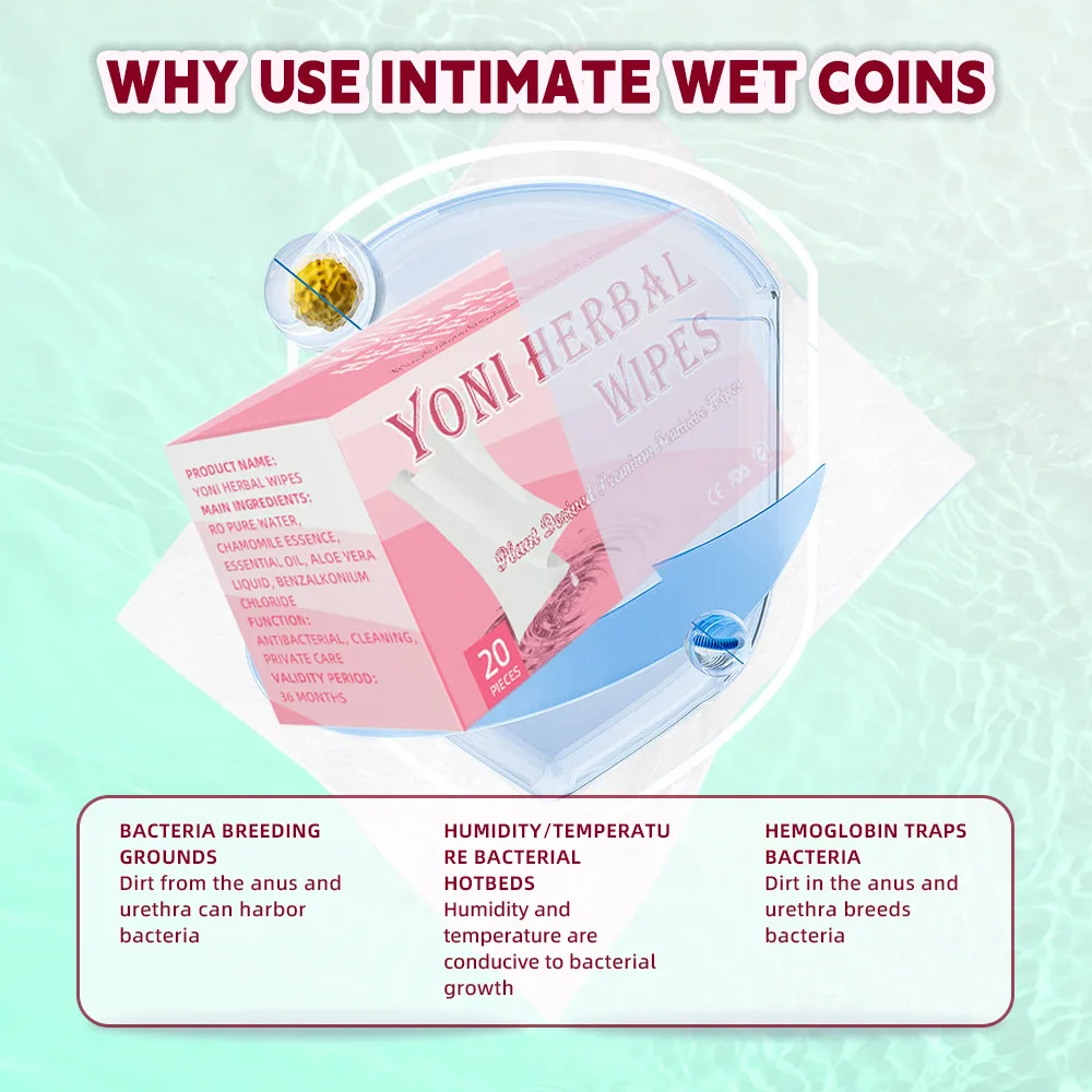 Factory Private Label Organic OEM Custom Alcohol Free Femininity After Sex Cleaning Disposable Yoni Feminine Wet Wipes
