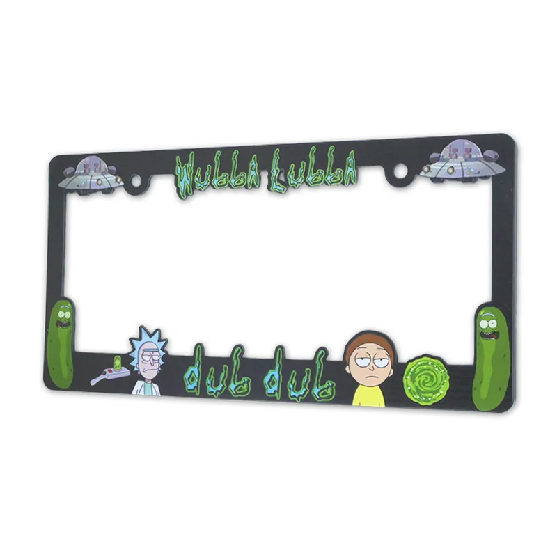 Custom Plastic 3D Anime  License Plate Frame Hello Kitty Plastic License Plate Frames Jdm License Frame