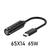 6,5*1,4 mm femelle vers Type C noir
