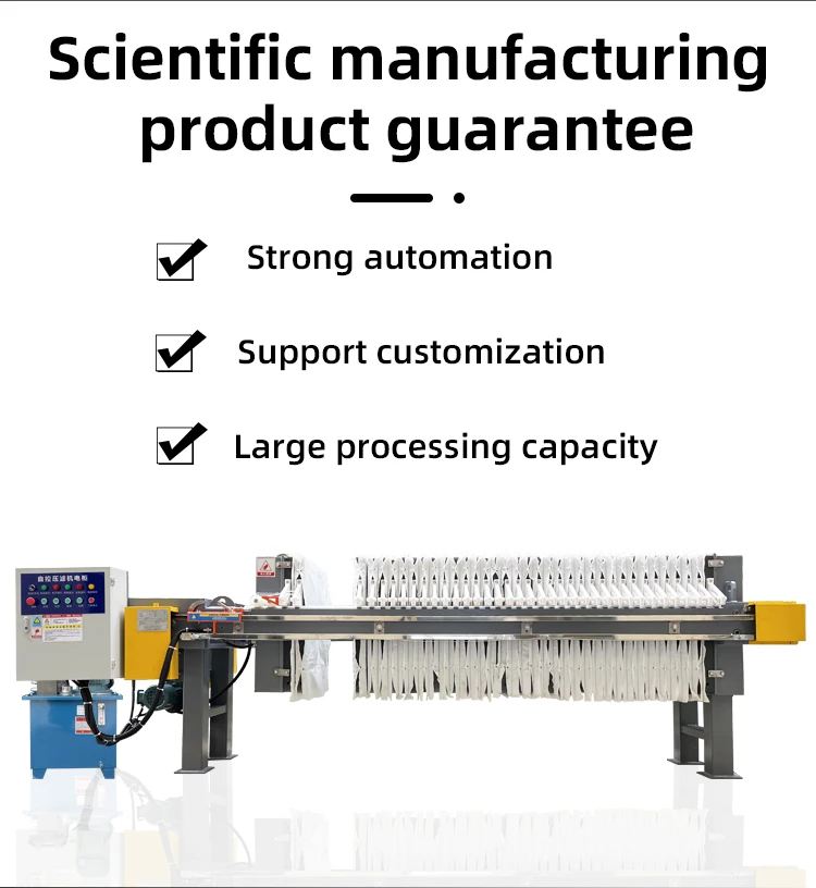 Sludge Dewatering Automatic Filter Press - High Efficiency