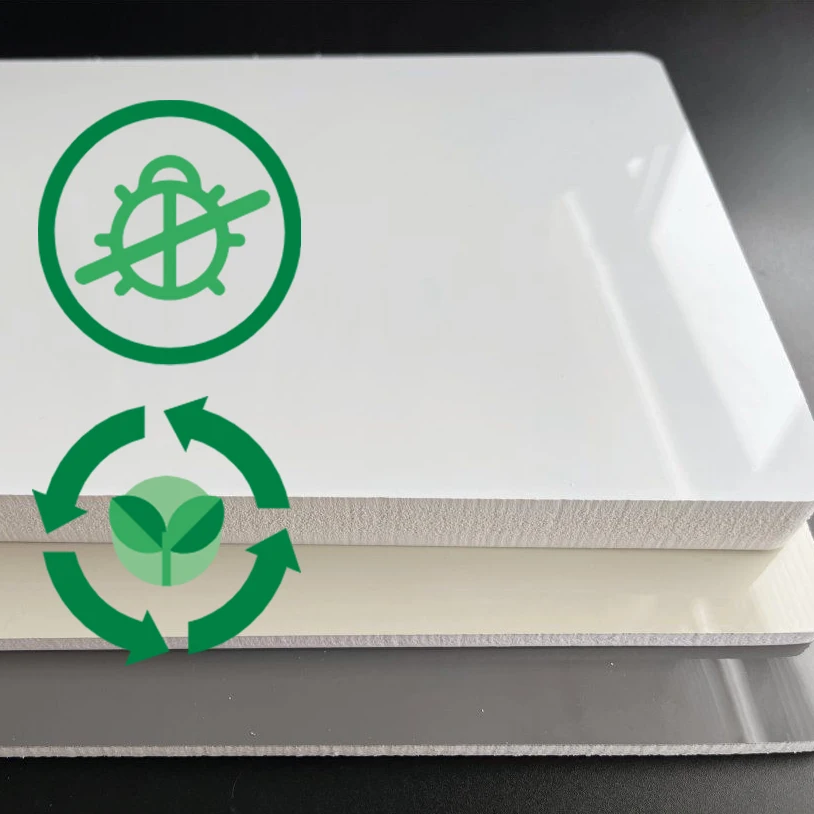 Rigid PVC Co-extruded Board 3-layer Board Waterproof Eco-friendly Cutting Furniture Interior Decoration Factory Directly