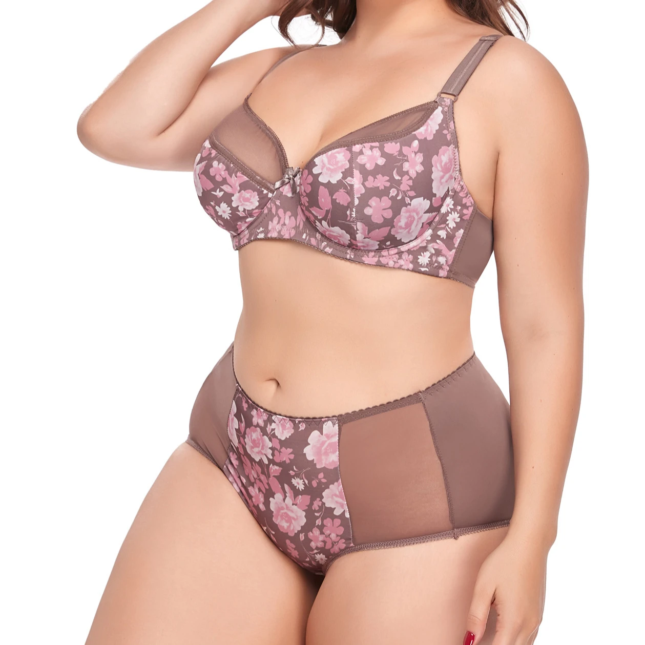 Pack Of 3 Women's Bra Set Lace Up Bra Set Comfortable Lace