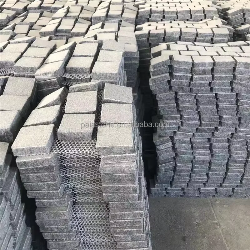 product modern style square grey granite durable paving stone for exterior landscape patio flooring villa driveway sidewalk application-5