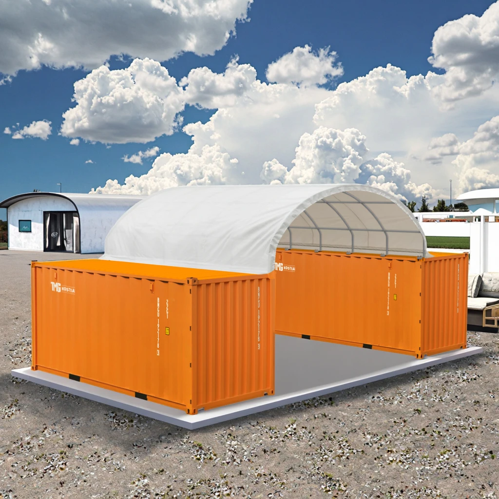 20x20ft Single-Truss Galvanized Steel Carport - Durable & Waterproof