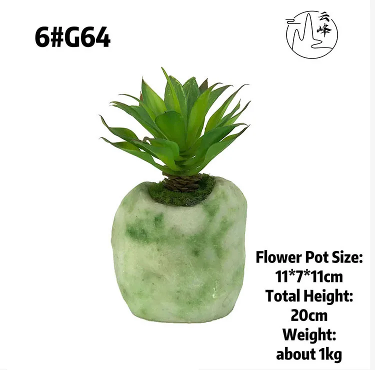 Artificial Small Potted Plant Mini Resin Orchid Bonsai With Fake Plants For Home Decor Desk Decoration