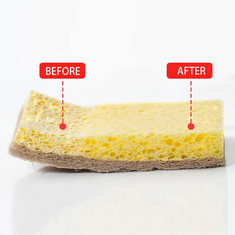 Wholesale Biodegradable Natural Cleaning Dishes Sponges, High Absorbent ...
