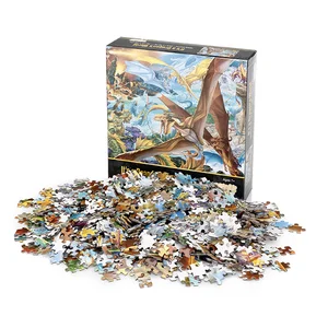 Custom Puzzle 100 Pieces It's a Dragon's World Rompecabeza De Drag n De 1000 Piezas Rompecavezas De Guerreros