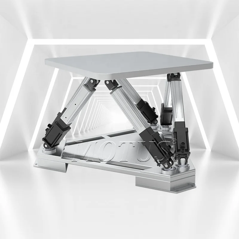6 Dof Motion Platform Load 500kg Professional Manufacturer High Speed High Electric Drive System 3 Dof 6 Dof Dynamic Platform