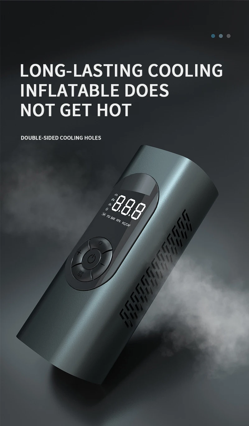 New Wired/wireless Mini Car Tyre Electric Portable Air Pump Digital Car Air Compressor 12v Tires