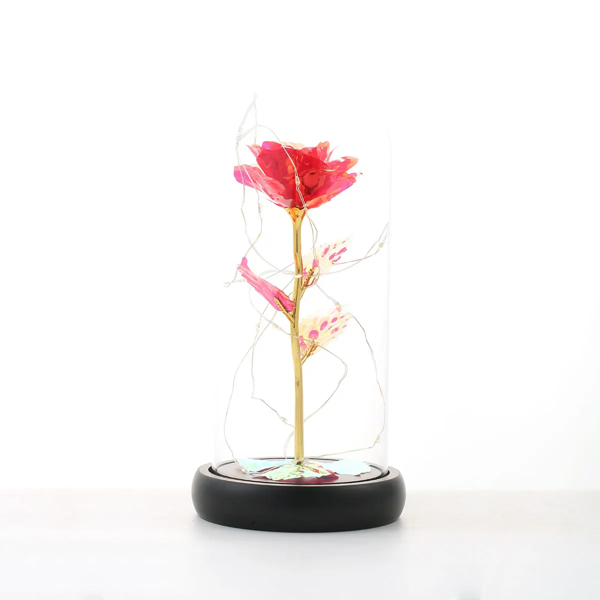 flower in glass dome flower in dome glass flower dome valentines day