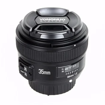 YONGNUO 1:2 F2.0 Lens for F Mount DSLR Cameras Wide-Angle AF/MF Fixed/Prime Anto Focus YN35mm F2N detail image