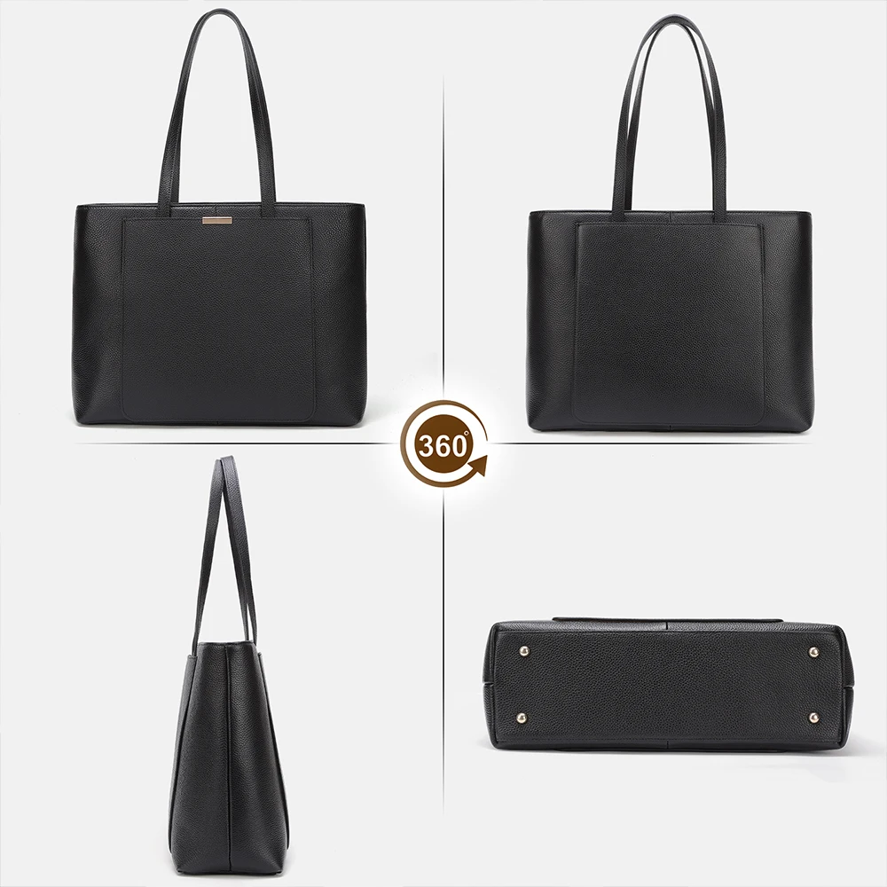 Custom Design Material Color Logo Women’s Bag Ladies Handbags Shoulder Hand Bag Genuine Leather Pop Fashion Womens Tote Bags