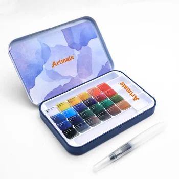 artmate watercolor cake set 18 colors