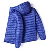 Azul real [chaqueta de algodón con capucha]