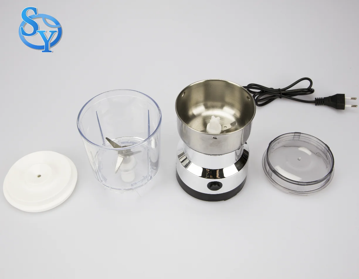 Factory Support 2 in 1 Food Processor Stainless Steel Coffee Spice Grinder Electric Coffee Bean Grinder