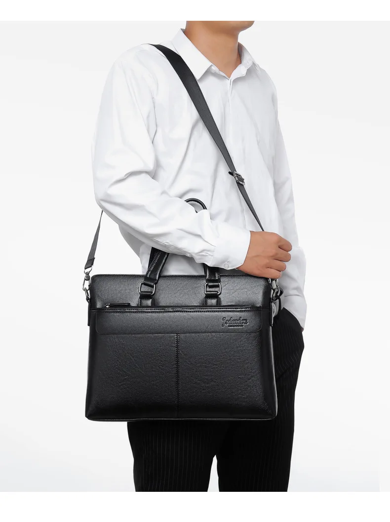 Custom Wholesale Cheap Computer Hand Bag Laptop Pu Leather Business 14