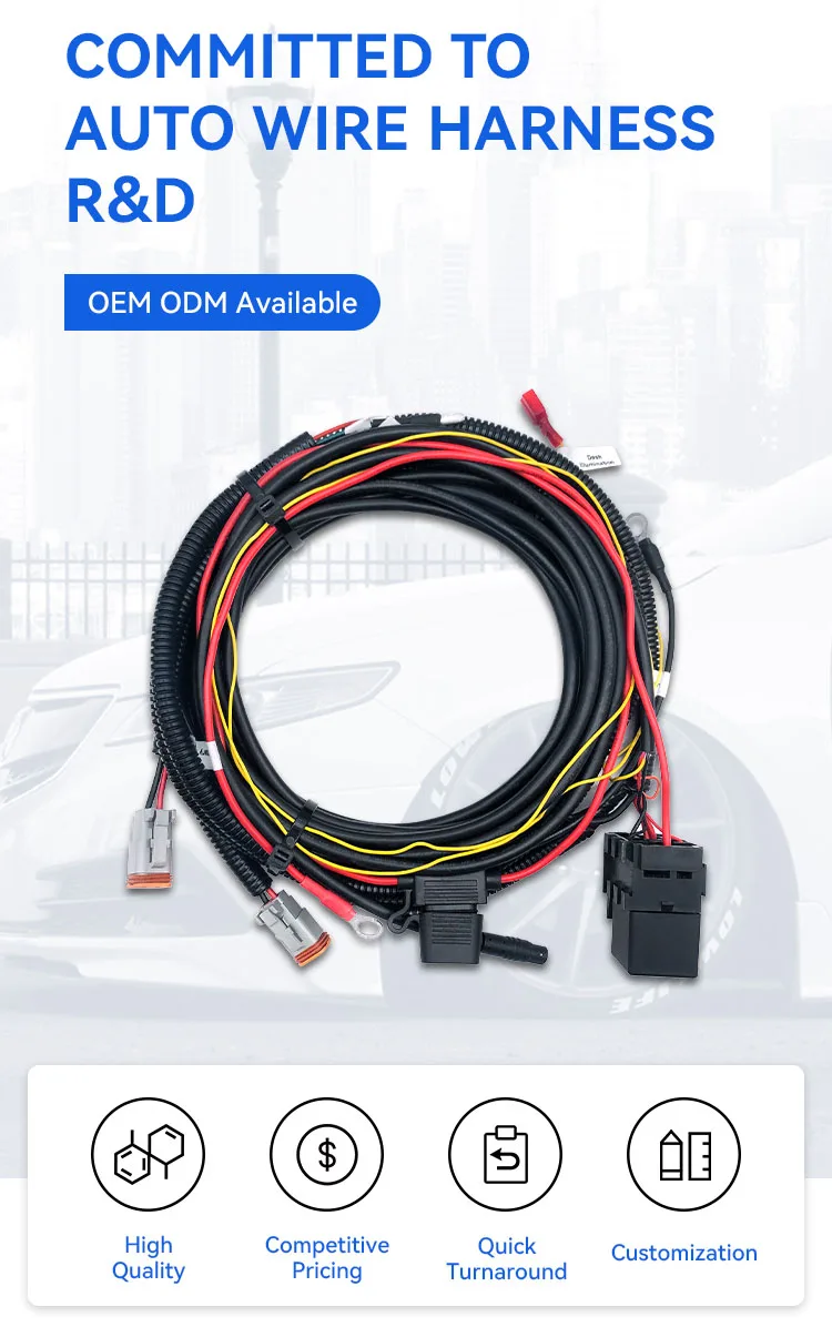 Customized Auto Electrical Wiring Harness Loom Cable Assembly Buy