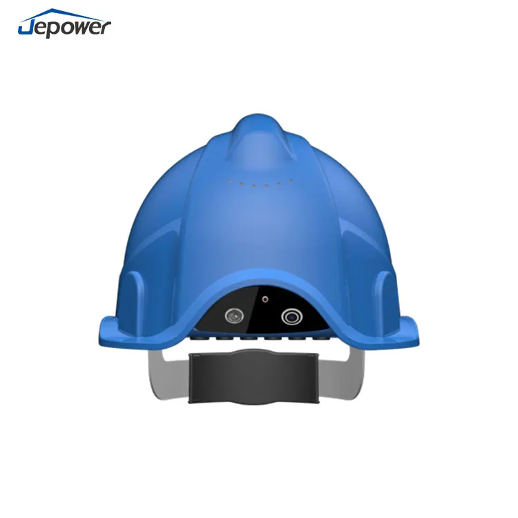 PMMP AI Smart GPS Wifi Video Call Camera SOS Alarm Headlight Safety Hard Hat with Led Light   Helmets Hard Hat Built in Camera