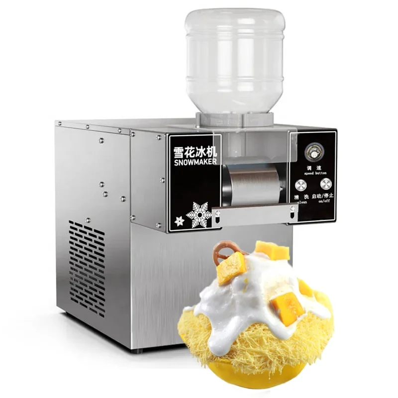 Bingsu Ice Maker Efficient Snowflake Shaved Ice Machine