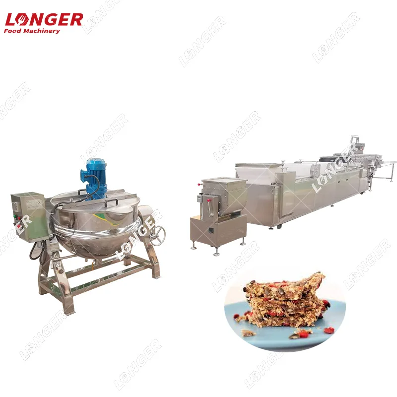 2024 Automatic Peanut Snack Candy Extruder Machinery Cereal Protein Bar  Forming Machine in Zhengzhou, Henan, China