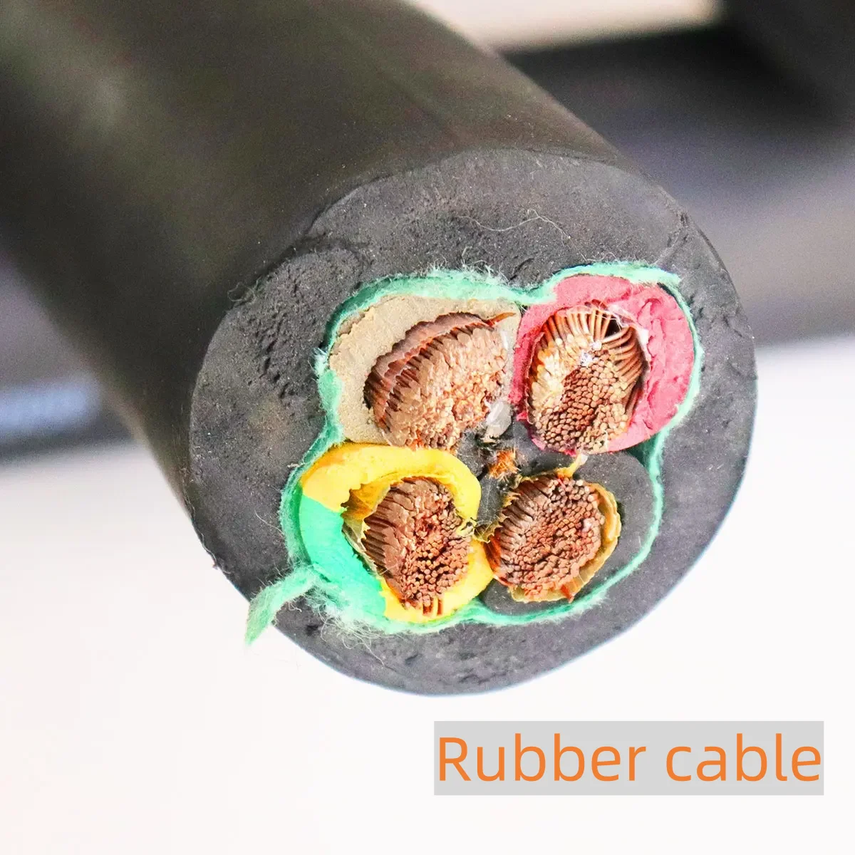 High quality  H05RR-F H05RN-F H07RN-F 2/3/4/5 core copper core  Rubber Cable
