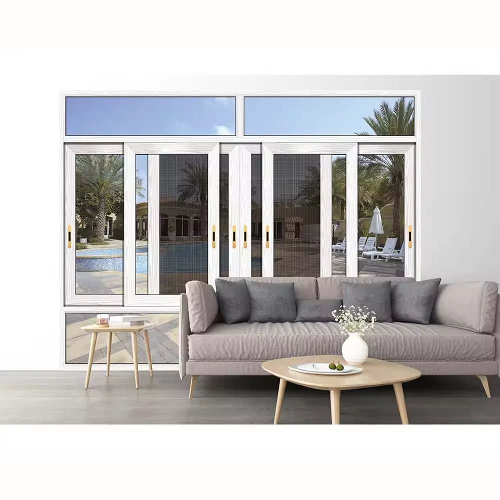 House Security Factory Price Modern Design House Windows Aluminum Sliding Residential Sliding Windows Wholesale for Project