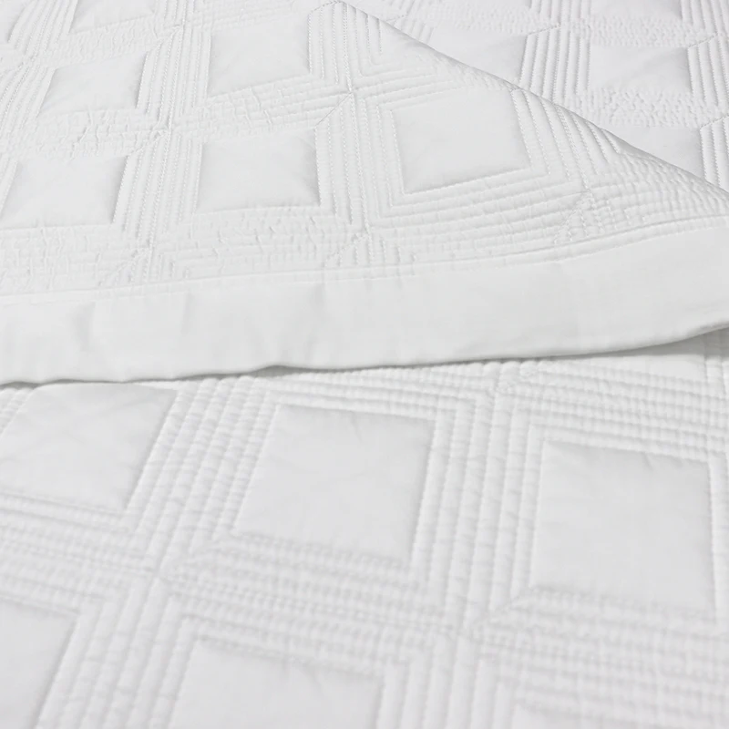 Изготовленные на заказ одеяла размера «King-Size» постельное белье бархатное роскошное Двойное Счастье 100% вафельное стеганое бамбуковое покрывало