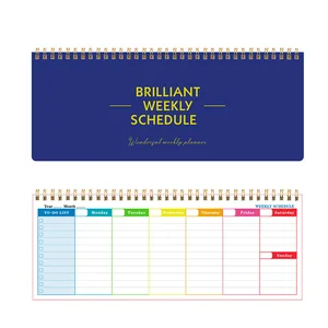 2026 Customized Colorful PVC Cover Memo Notebook Notepad to Do List for Weekly Planning Personalized Notes