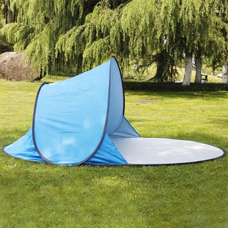 2023 New Product Beach Shelter Automatic Pop Up Sun Protection Uv