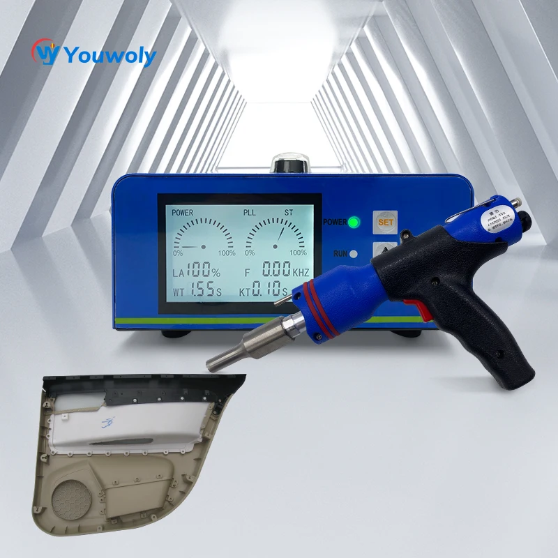 Digital Control Automatic Tracing Handheld Ultrasonic Piercing Welding Machine Auto Parts for Car Door Panel Welding