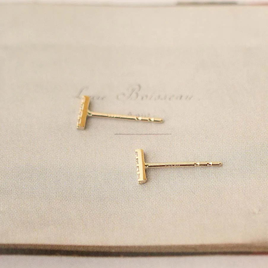 14k Solid Gold Earrings Real Gold Au585 Solid Gold Jewelry 14k Real