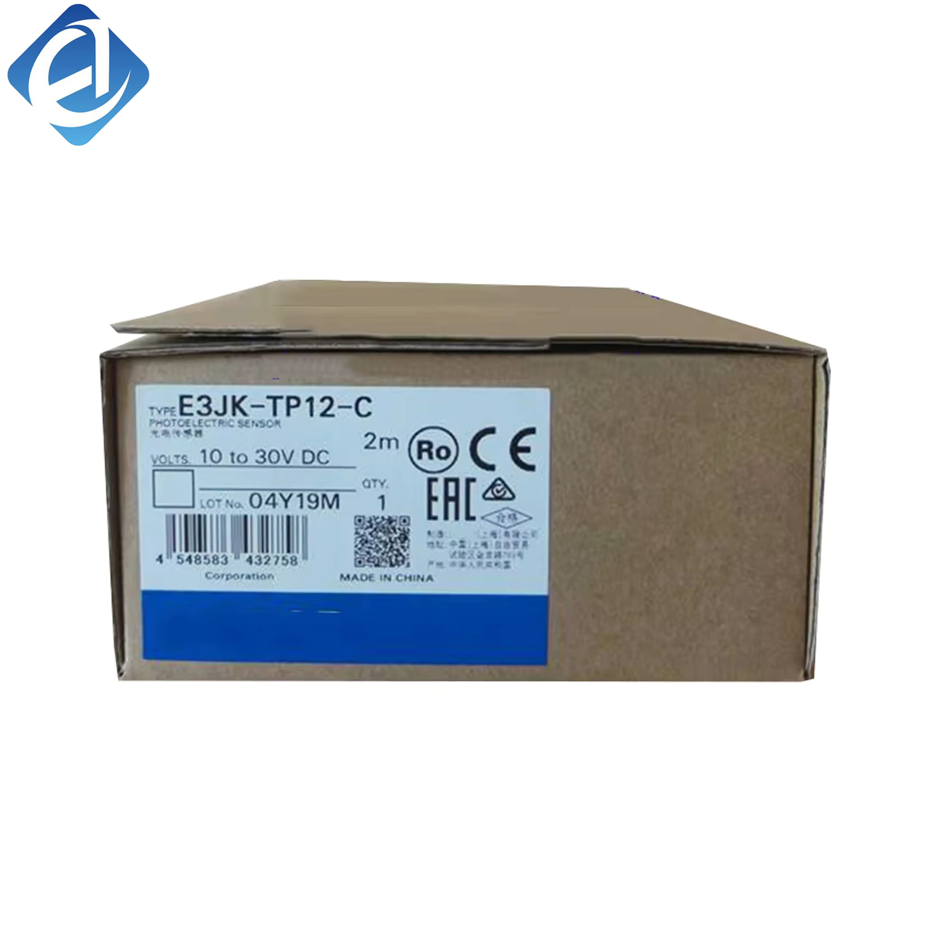 Nuovo sensore fotoelettrico originale Omron della serie E3JK. Tipo a raggi incrociati, lunga distanza di rilevamento, elevata stabilità e forte adattabilità ambientale. Ampiamente utilizzato per il rilevamento di oggetti, il conteggio, la protezione di fine corsa e il controllo automatico negli impianti industriali di assemblaggio