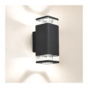 Vertak New Design Aluminum Wall Lamp Waterproof   Motion-activated LED Garden Light IP65 Square