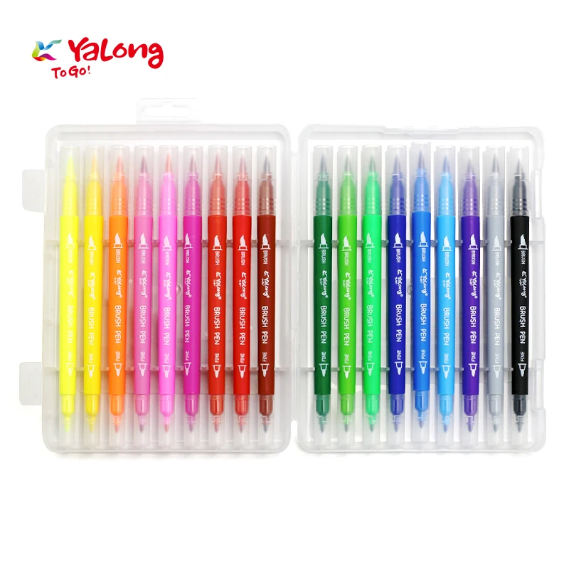yalong professional 12/18/24/36 color watercolor pen