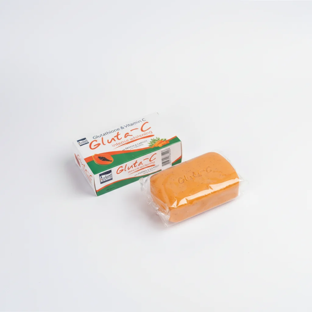Gluta-C Papaya Carrot Solid Antiseptic Anti-Acne Whitening Slimming Moisturizing Bath Soap for Adults Gentle Formula Daily Use Gluta-C Papaya Carrot Solid Antiseptic Anti-Acne Whitening Slimming Moisturizing Bath Soap for Adults Gentle Formula Daily Use