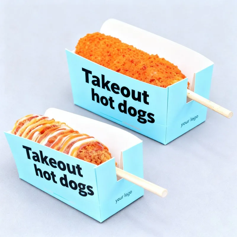 Recyclable Hot Sale Takeoout Box Best Price Hot Dog Box Container Delicious Hamburger Box Custom Sushi Box