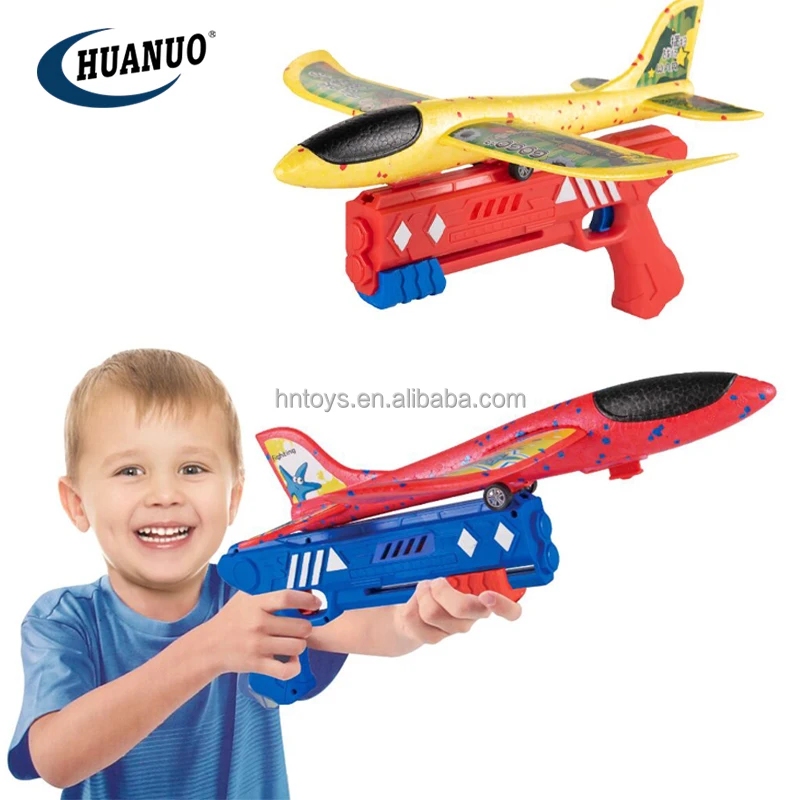 dalishopp Brinquedo lançador de avião EPP Brinquedos de avião para crianças  Jogo de avião lançador ao ar livre Brinquedo infantil 2 pçs Avião :  : Brinquedos e Jogos