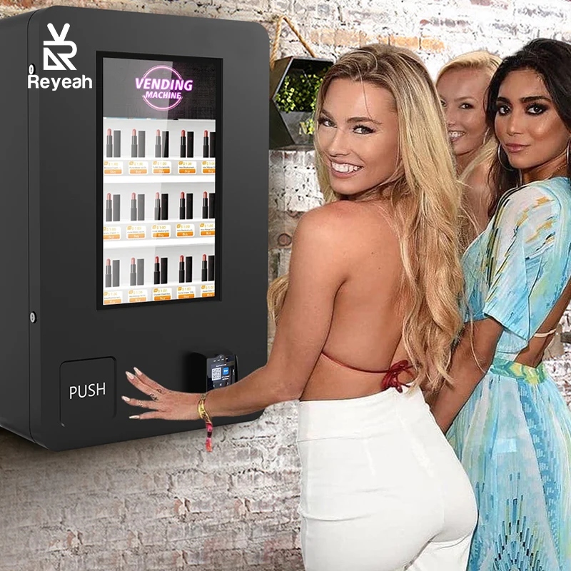 Reyeah Age Verification 24 Hours Self-service Vending Machine 21.5 Inch Video Screens Small Vending Machine