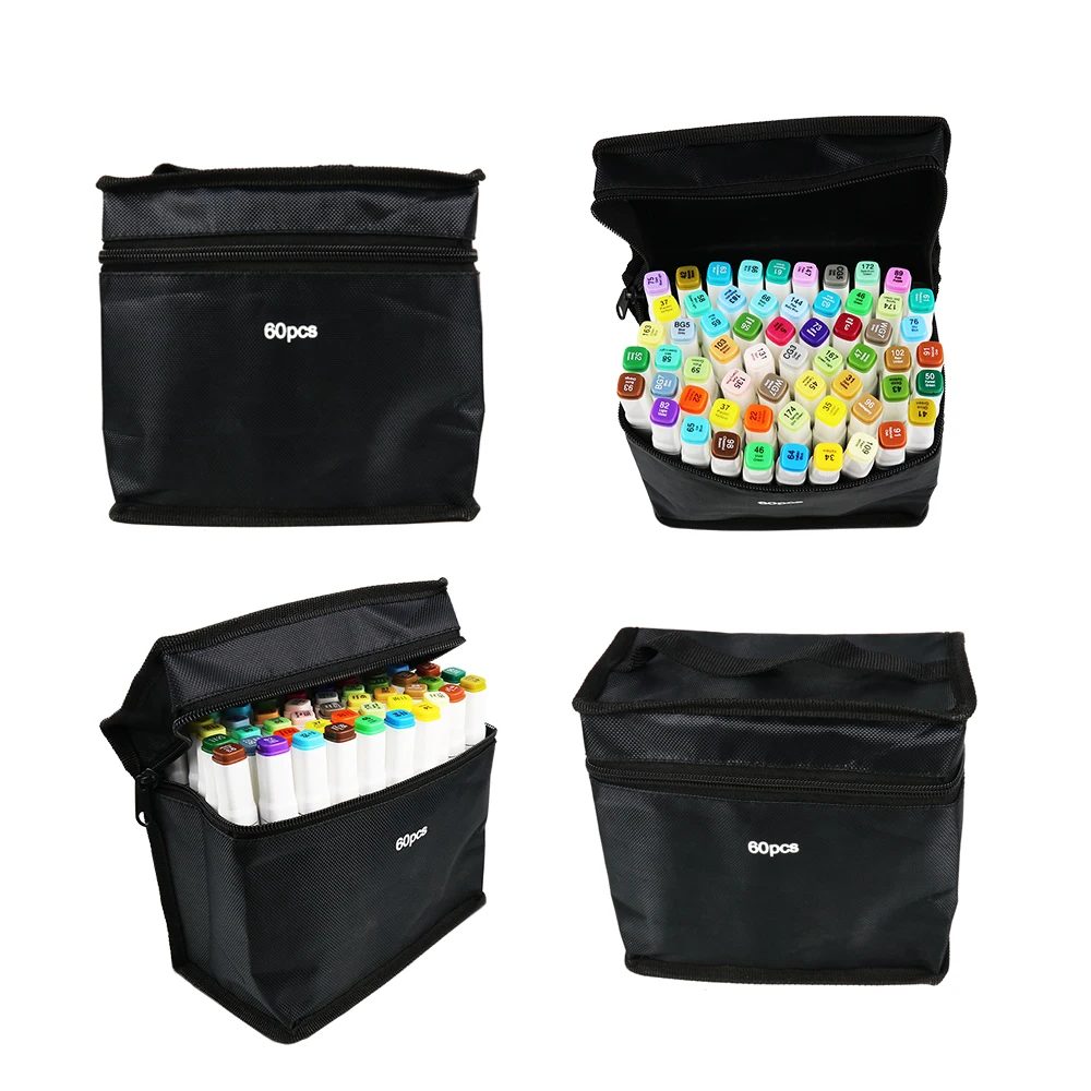 Хит продаж нетоксичные маркеры для рисования двойная кисть