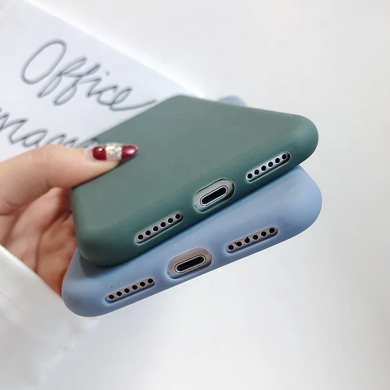 
Индивидуальные Мягкие силиконовые карамельный цвет красный, черный, розовый чехол для телефона из ТПУ с принтом чехол для iPhone 7 Plus X XS XR 11 12 Pro Max 