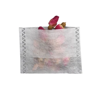 70 X 100mm 100pcs/bag PLA Biodegraded Tea Filters Food Grade Environmental Corn Fiber Gusset Fold Close Bags