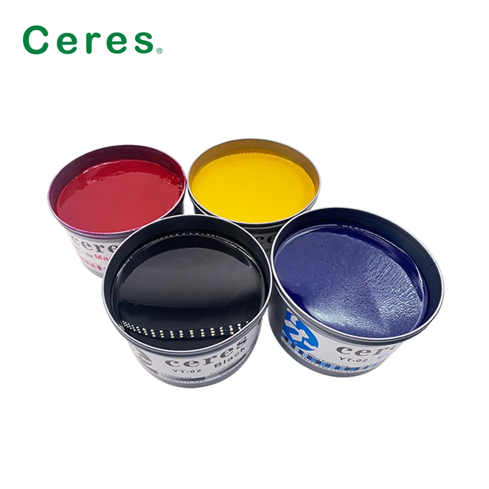 Ceres High Gloss YY02/YY03/YY09 Model Oil Base Offset Printing Ink with 2 Years Validity