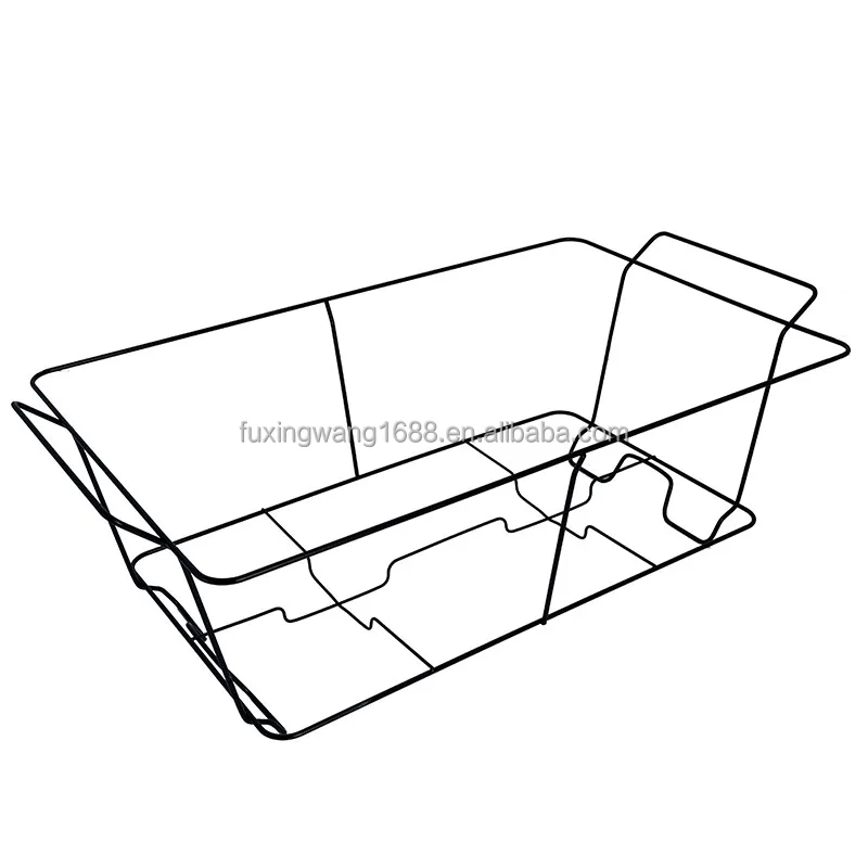 Outdoor Party Wire Chafing Dish Rack Stand Buffet Set Disposable Full