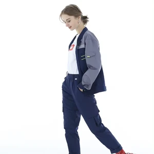 Wholesale 100% Cotton Breathable Flame-Retardant High Safety Workwear Mining Mechanic Construction Orange Long Sleeve Unisex