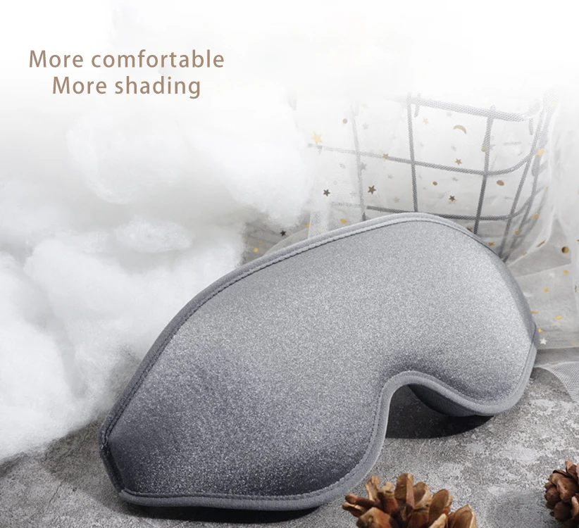 Customized Travel Sleeping Mask zero Pressure 3D Design Comfortable Eye Mask Portable Adjustable Rest and Relax