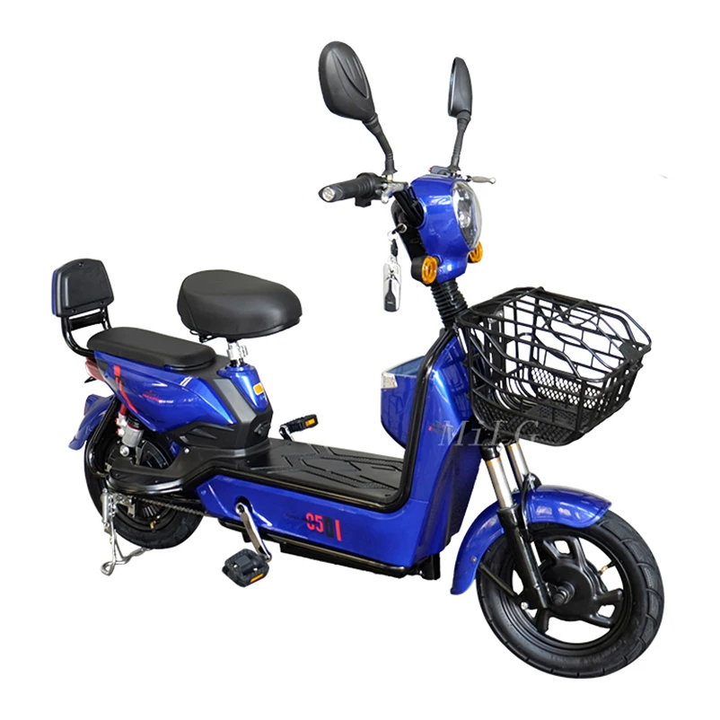 350W Central Motor Electric Motorcycle with Integrated Battery and Digital Features for Seniors