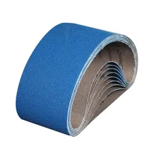 High Quality 80 Girts Zirconia Aluminum Oxide Sanding  Paper Abrasives Belts  For Metal Polishing