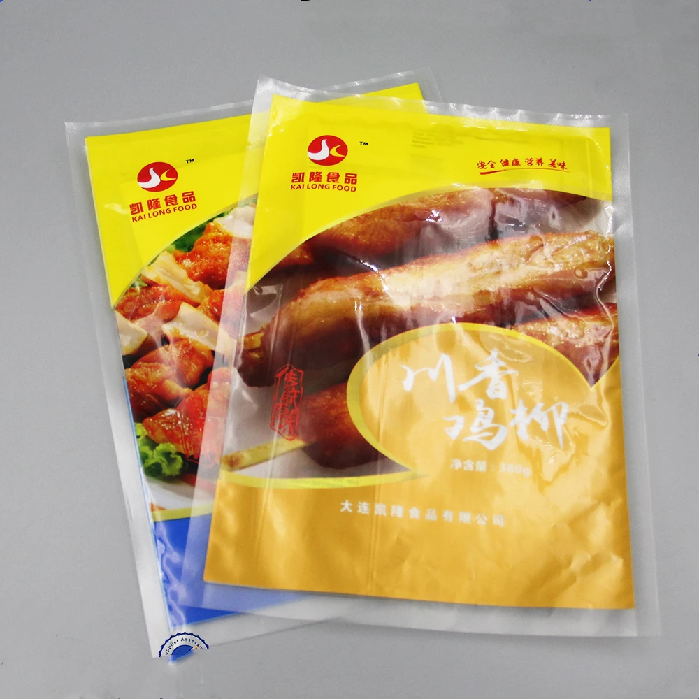 Food Grade Compostable LDPE Snack Bag Colorful Custom Frozen Food